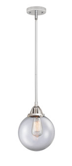 Nouveau 2 One Light Mini Pendant in Polished Chrome (405|288-1S-PC-G202-8)