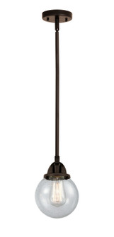 Nouveau 2 LED Mini Pendant in Oil Rubbed Bronze (405|288-1S-OB-G204-6-LED)