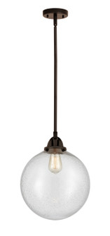 Nouveau 2 One Light Mini Pendant in Oil Rubbed Bronze (405|288-1S-OB-G204-12)