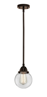 Nouveau 2 LED Mini Pendant in Oil Rubbed Bronze (405|288-1S-OB-G202-6-LED)