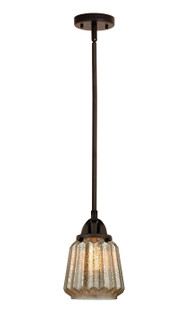 Nouveau 2 LED Mini Pendant in Oil Rubbed Bronze (405|288-1S-OB-G146-LED)