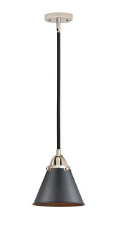Nouveau 2 LED Mini Pendant in Black Polished Nickel (405|288-1S-BPN-M13-BK-LED)