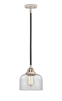 Nouveau 2 LED Mini Pendant in Black Polished Nickel (405|288-1S-BPN-G72-LED)