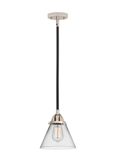 Nouveau 2 One Light Mini Pendant in Black Polished Nickel (405|288-1S-BPN-G42)