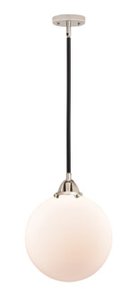 Nouveau 2 LED Mini Pendant in Black Polished Nickel (405|288-1S-BPN-G201-12-LED)