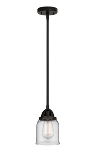 Nouveau 2 One Light Mini Pendant in Matte Black (405|288-1S-BK-G52)