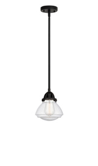 Nouveau 2 LED Mini Pendant in Matte Black (405|288-1S-BK-G324-LED)