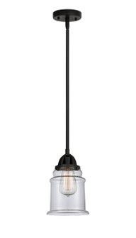 Nouveau 2 LED Mini Pendant in Matte Black (405|288-1S-BK-G182-LED)