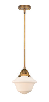 Nouveau 2 LED Mini Pendant in Brushed Brass (405|288-1S-BB-G531-LED)