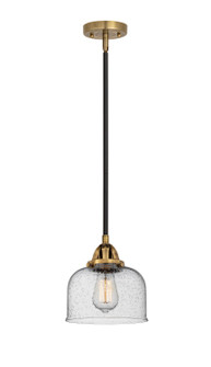 Nouveau 2 LED Mini Pendant in Black Antique Brass (405|288-1S-BAB-G74-LED)