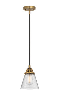 Nouveau 2 LED Mini Pendant in Black Antique Brass (405|288-1S-BAB-G64-LED)