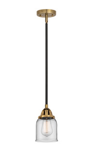 Nouveau 2 LED Mini Pendant in Black Antique Brass (405|288-1S-BAB-G52-LED)