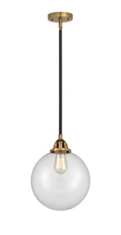 Nouveau 2 LED Mini Pendant in Black Antique Brass (405|288-1S-BAB-G202-10-LED)