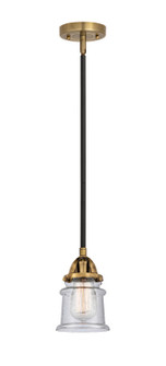 Nouveau 2 LED Mini Pendant in Black Antique Brass (405|288-1S-BAB-G184S-LED)