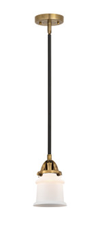 Nouveau 2 LED Mini Pendant in Black Antique Brass (405|288-1S-BAB-G181S-LED)
