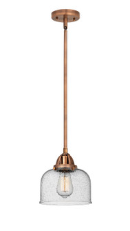 Nouveau 2 LED Mini Pendant in Antique Copper (405|288-1S-AC-G74-LED)