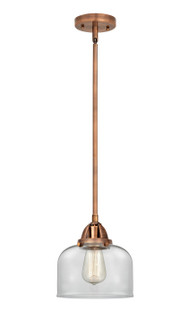 Nouveau 2 LED Mini Pendant in Antique Copper (405|288-1S-AC-G72-LED)