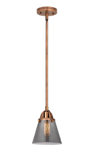 Nouveau 2 One Light Mini Pendant in Antique Copper (405|288-1S-AC-G63)