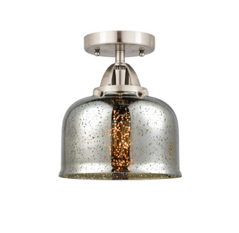 Nouveau 2 One Light Semi-Flush Mount in Brushed Satin Nickel (405|288-1C-SN-G78)