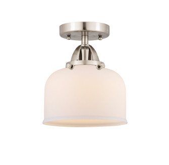 Nouveau 2 One Light Semi-Flush Mount in Brushed Satin Nickel (405|288-1C-SN-G71)