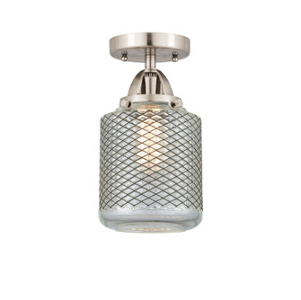 Nouveau 2 LED Semi-Flush Mount in Brushed Satin Nickel (405|288-1C-SN-G262-LED)