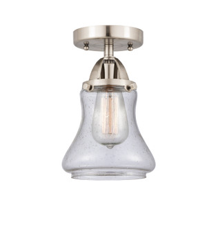 Nouveau 2 LED Semi-Flush Mount in Brushed Satin Nickel (405|288-1C-SN-G194-LED)