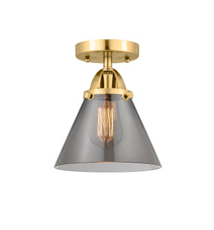 Nouveau 2 LED Semi-Flush Mount in Satin Gold (405|288-1C-SG-G43-LED)