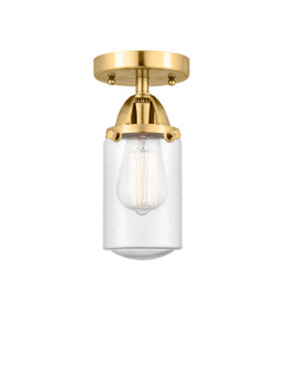 Nouveau 2 LED Semi-Flush Mount in Satin Gold (405|288-1C-SG-G314-LED)
