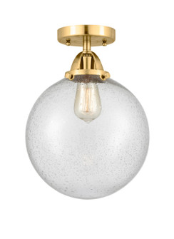 Nouveau 2 LED Semi-Flush Mount in Satin Gold (405|288-1C-SG-G204-10-LED)