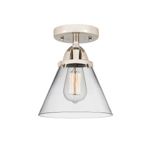 Nouveau 2 One Light Semi-Flush Mount in Polished Nickel (405|288-1C-PN-G42)