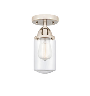 Nouveau 2 One Light Semi-Flush Mount in Polished Nickel (405|288-1C-PN-G312)
