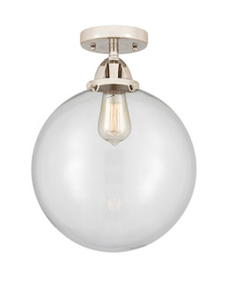 Nouveau 2 LED Semi-Flush Mount in Polished Nickel (405|288-1C-PN-G202-12-LED)