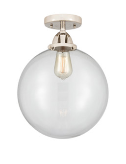 Nouveau 2 One Light Semi-Flush Mount in Polished Nickel (405|288-1C-PN-G202-12)