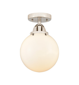 Nouveau 2 LED Semi-Flush Mount in Polished Nickel (405|288-1C-PN-G201-8-LED)