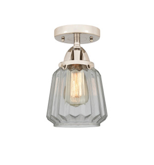 Nouveau 2 LED Semi-Flush Mount in Polished Nickel (405|288-1C-PN-G142-LED)