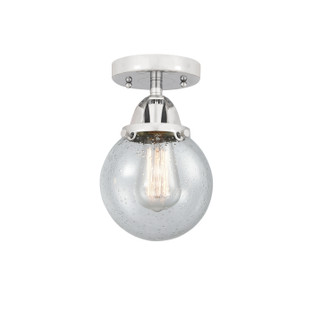 Nouveau 2 One Light Semi-Flush Mount in Polished Chrome (405|288-1C-PC-G204-6)