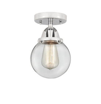 Nouveau 2 One Light Semi-Flush Mount in Polished Chrome (405|288-1C-PC-G202-6)