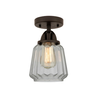 Nouveau 2 LED Semi-Flush Mount in Oil Rubbed Bronze (405|288-1C-OB-G142-LED)