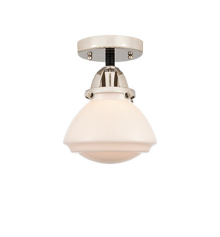 Nouveau 2 LED Semi-Flush Mount in Black Polished Nickel (405|288-1C-BPN-G321-LED)