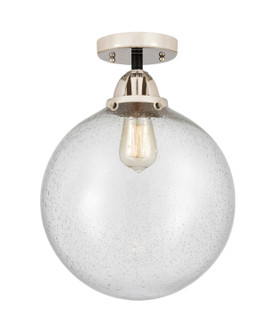 Nouveau 2 LED Semi-Flush Mount in Black Polished Nickel (405|288-1C-BPN-G204-12-LED)