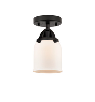Nouveau 2 One Light Semi-Flush Mount in Matte Black (405|288-1C-BK-G51)
