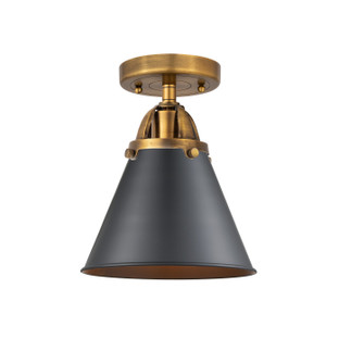 Nouveau 2 LED Semi-Flush Mount in Brushed Brass (405|288-1C-BB-M13-BK-LED)