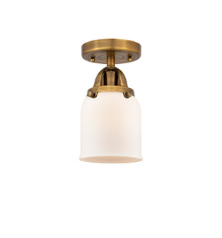 Nouveau 2 LED Semi-Flush Mount in Brushed Brass (405|288-1C-BB-G51-LED)