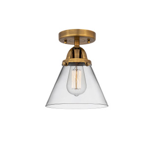 Nouveau 2 LED Semi-Flush Mount in Brushed Brass (405|288-1C-BB-G42-LED)