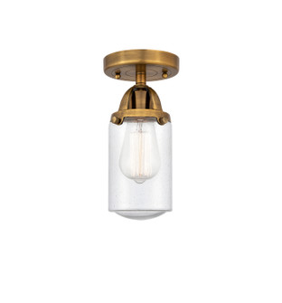 Nouveau 2 LED Semi-Flush Mount in Brushed Brass (405|288-1C-BB-G314-LED)