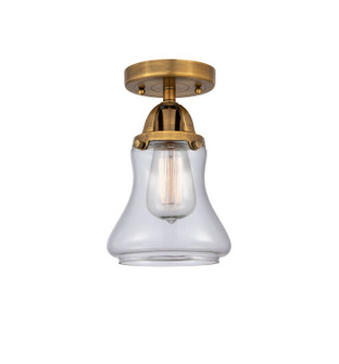 Nouveau 2 One Light Semi-Flush Mount in Brushed Brass (405|288-1C-BB-G192)