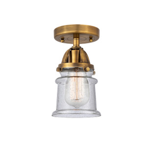 Nouveau 2 LED Semi-Flush Mount in Brushed Brass (405|288-1C-BB-G184S-LED)