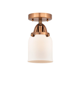 Nouveau 2 LED Semi-Flush Mount in Antique Copper (405|288-1C-AC-G51-LED)