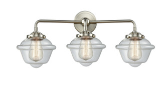 Nouveau LED Bath Vanity in Brushed Satin Nickel (405|284-3W-SN-G532-LED) Nouveau LED Bath Vanity in Brushed Satin Nickel (405|284-3W-SN-G532-LED)