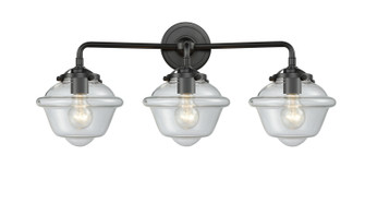 Nouveau Three Light Bath Vanity in Oil Rubbed Bronze (405|284-3W-OB-G532)